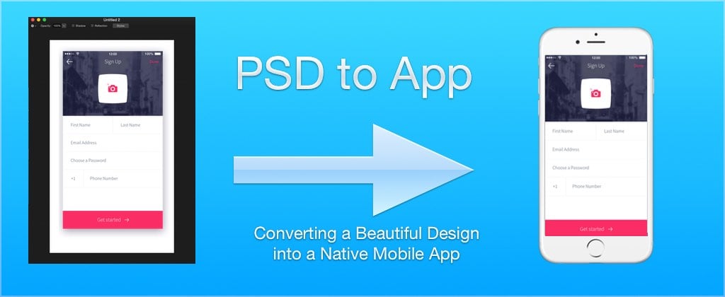 PSD to App Revisited